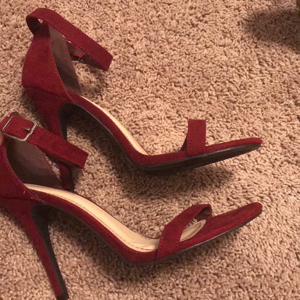 Burgundy heels